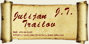 Julijan Trailov vizit kartica